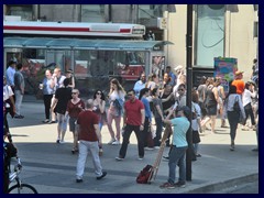 Dundas Square from the Big Bus Tour